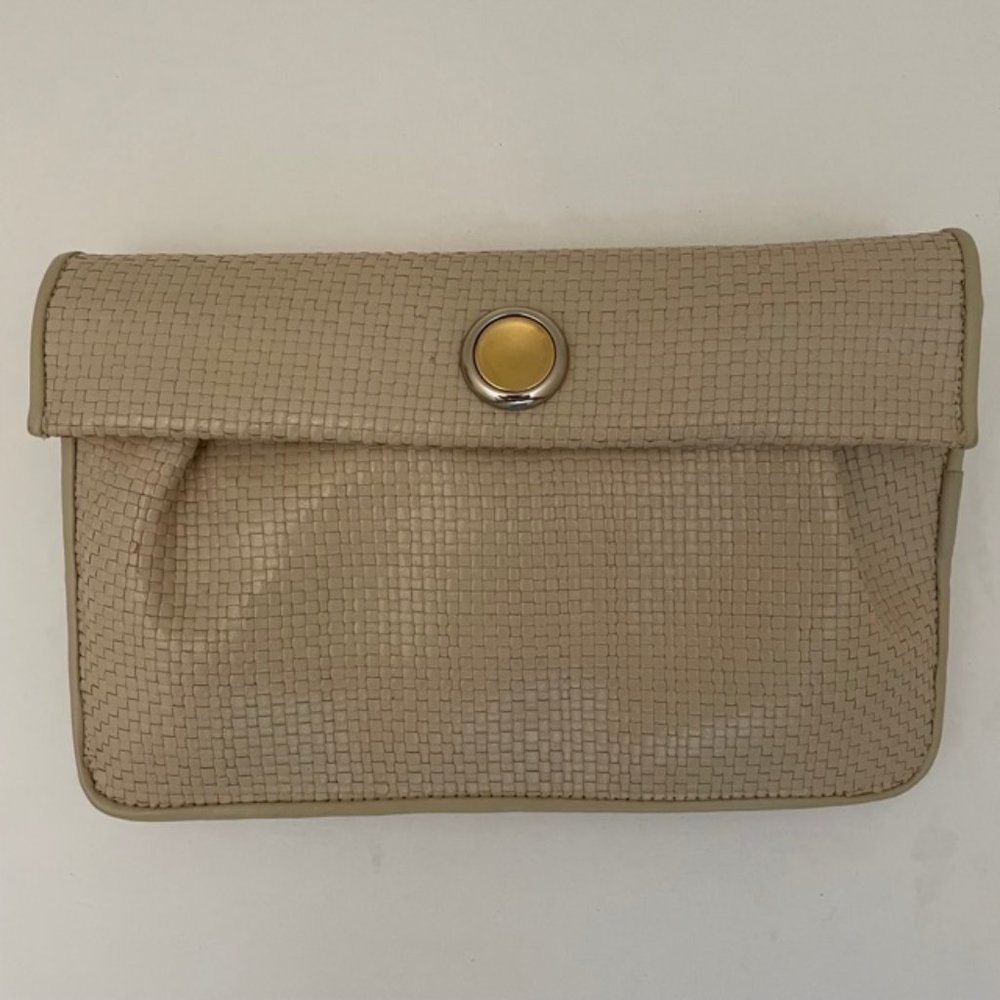 Vintage Meyers Woven Leather Handbag/Clutch/Purse